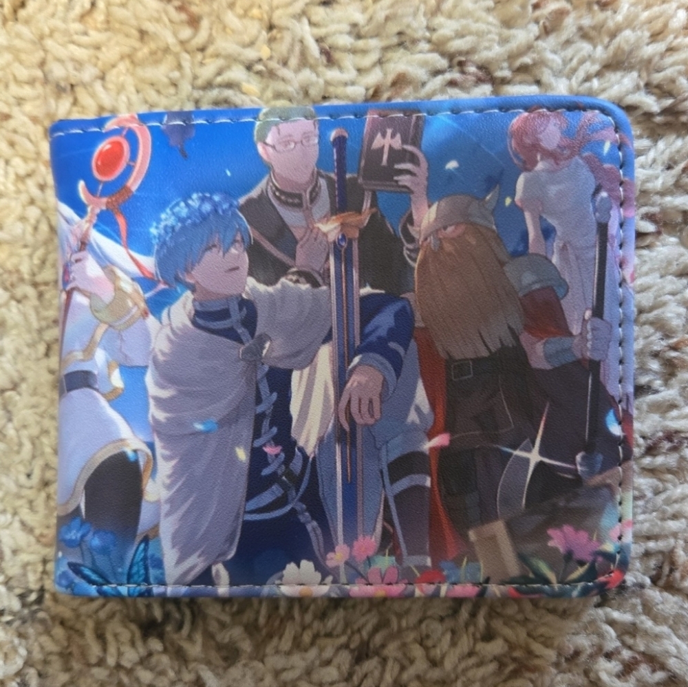 New frieren beyond journeys end anime manga leather wallet